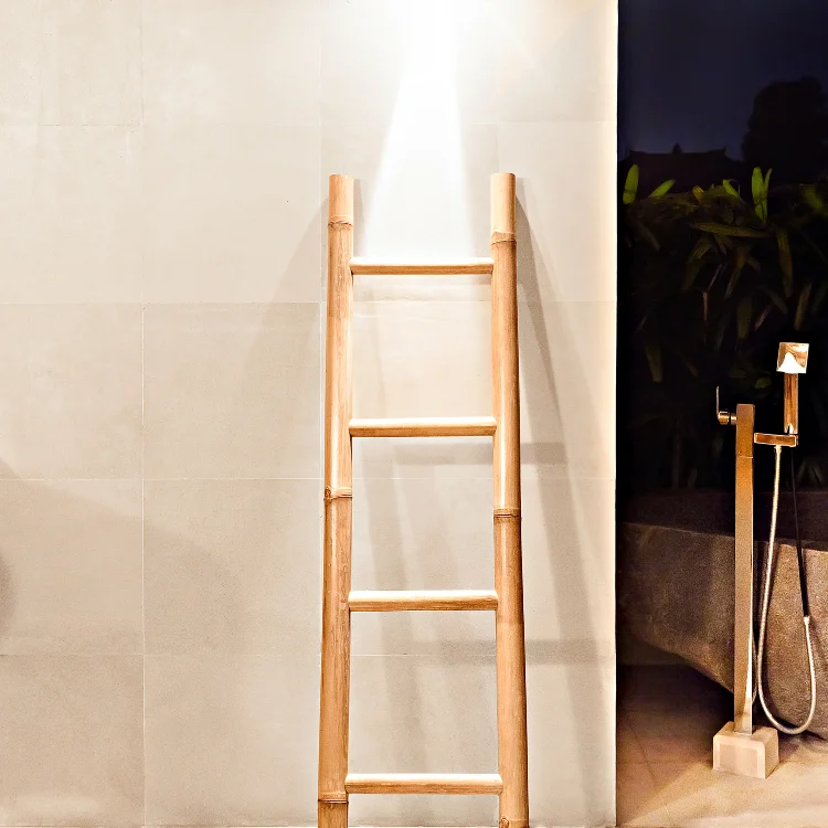 Bamboo Ladder Wholesale Supplier High Quality For Home Use/ Accessories Towel Rack/ Eco-Friendly Ladder 100% Natural Bamboo