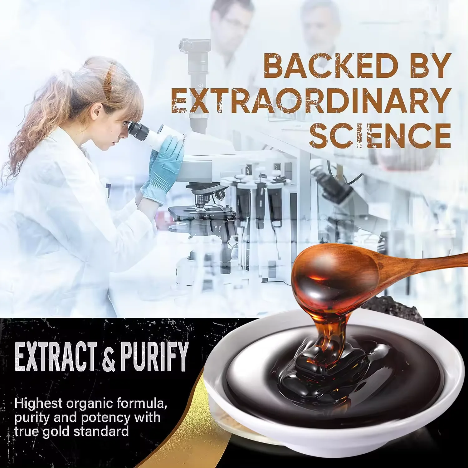 QINSHANTANG Private Label Fulvic Acid Liquid Organic Shilajit Extract Natural Himalayan Pure Shilajit Resin