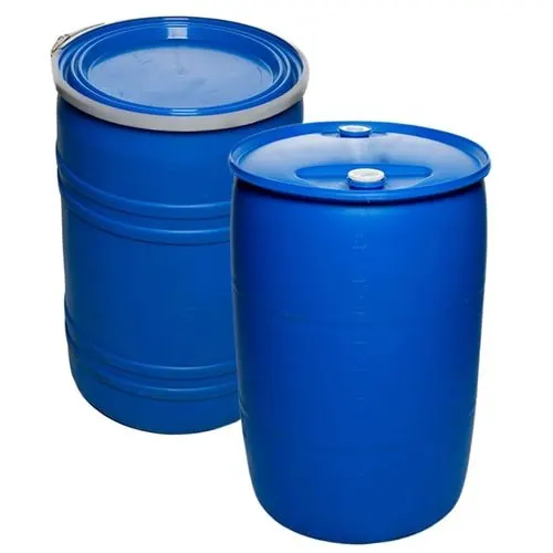 High Quality 55 Gallon Blue Food Grade HDPE Plastic Barrel Drum 120/200/220 Liter With Lids For Sale