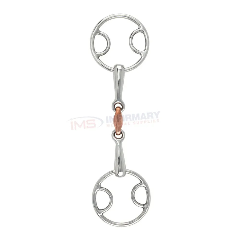 Stainless Steel Ring Snaffle Bit Mouthpiece Horse Bit Horse Equipment 13.5cm Stainless Steel Horse Bit