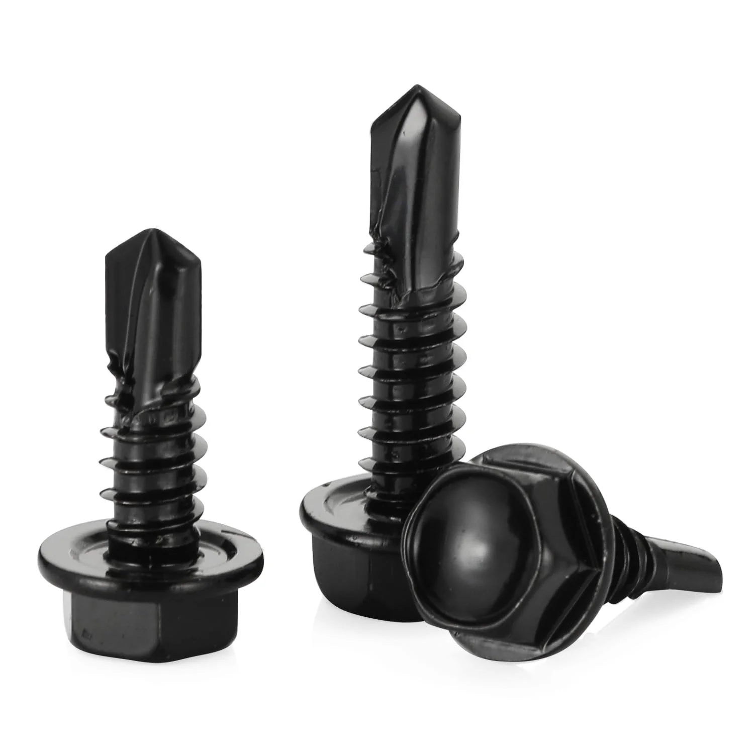 Direct selling hexagonal metal self drilling screw stainless steel hexagonal self drilling self tapping screw with  pads