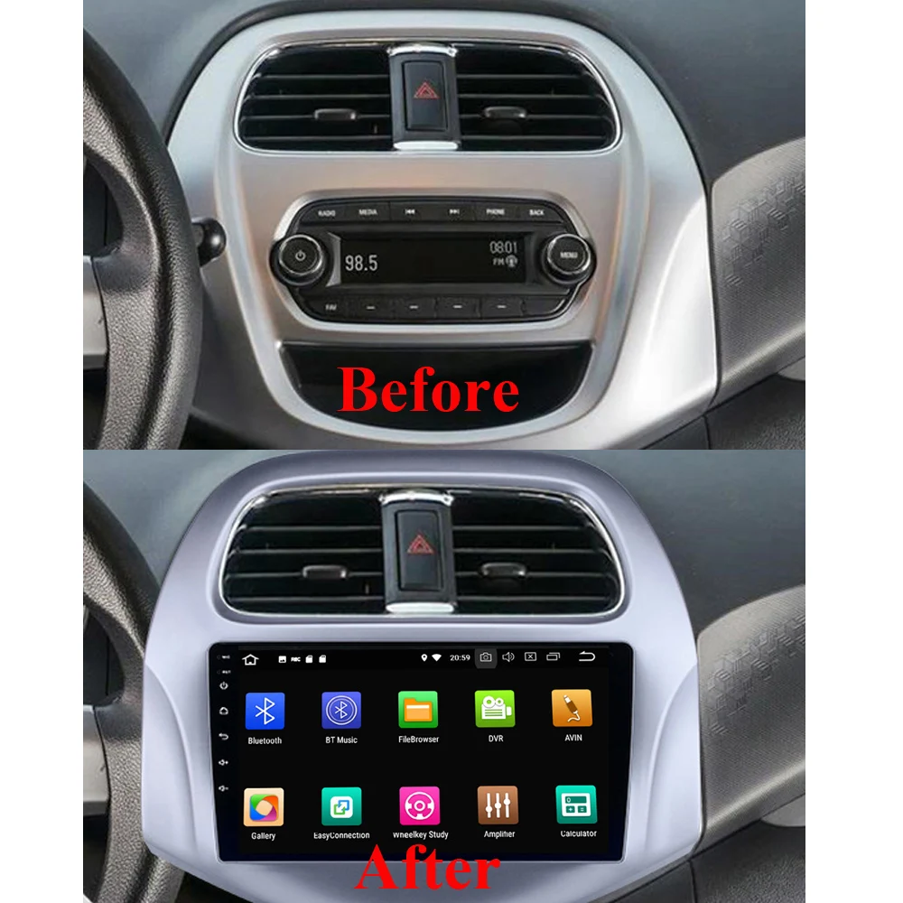 2 din Android для Chevrolet SPARK 2016-2018 автомобильное радио стерео Wi-Fi