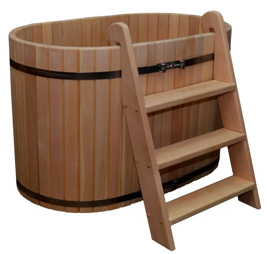 New Design 2 Person Wooden Cold Plunge Pool Indoor Cheap Rugby Ice Bath