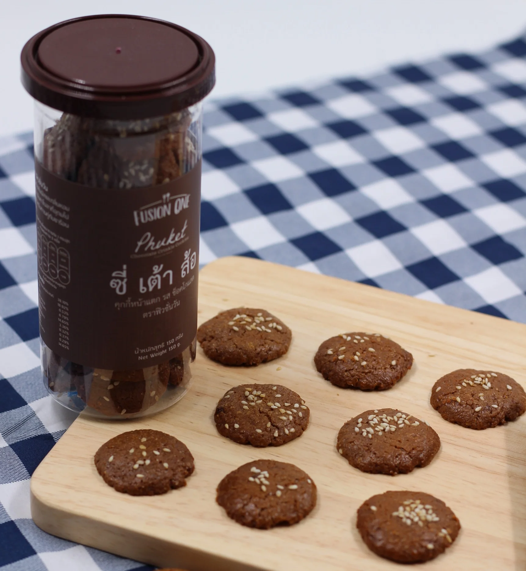 Best Quality Sweet Crispy Cookies and Biscuits with Chocolate Flavor 150g from Thailand Snack  Gift Food Packaging