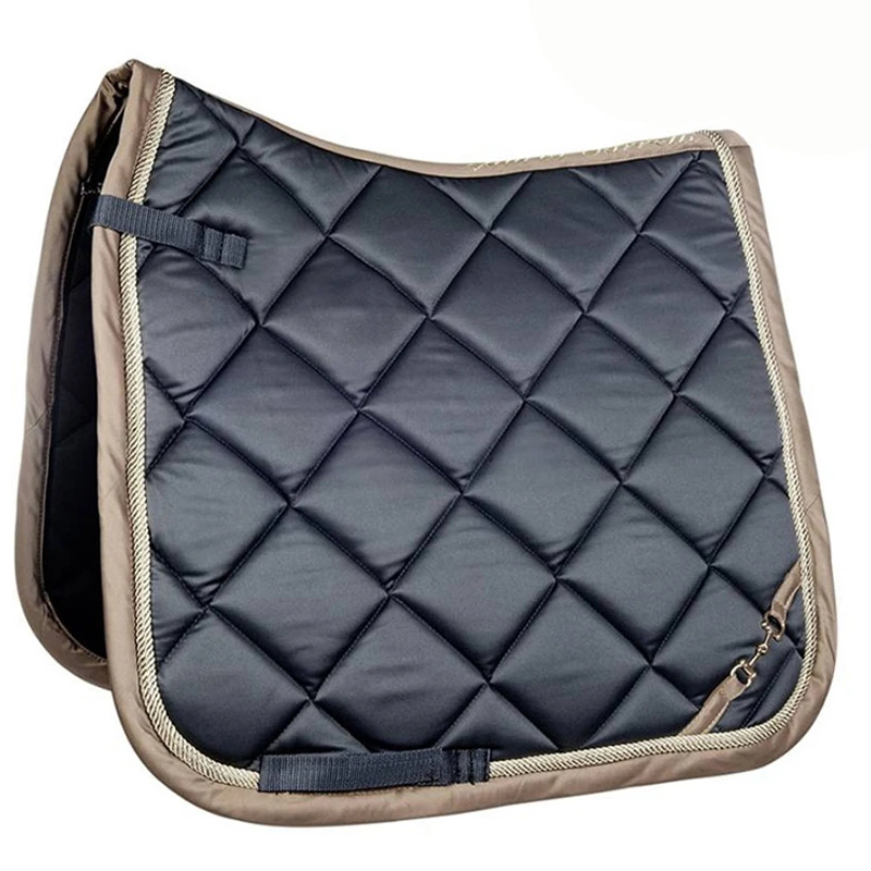 Horse Riding Equipment Honey Comb Lining Side Finished with Polyester Binding Jumping Saddle Pad at Best Competitive Price