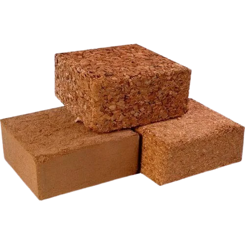 Кокосовая шелуха чипсы блоки используемые в различных садоводческих применениях