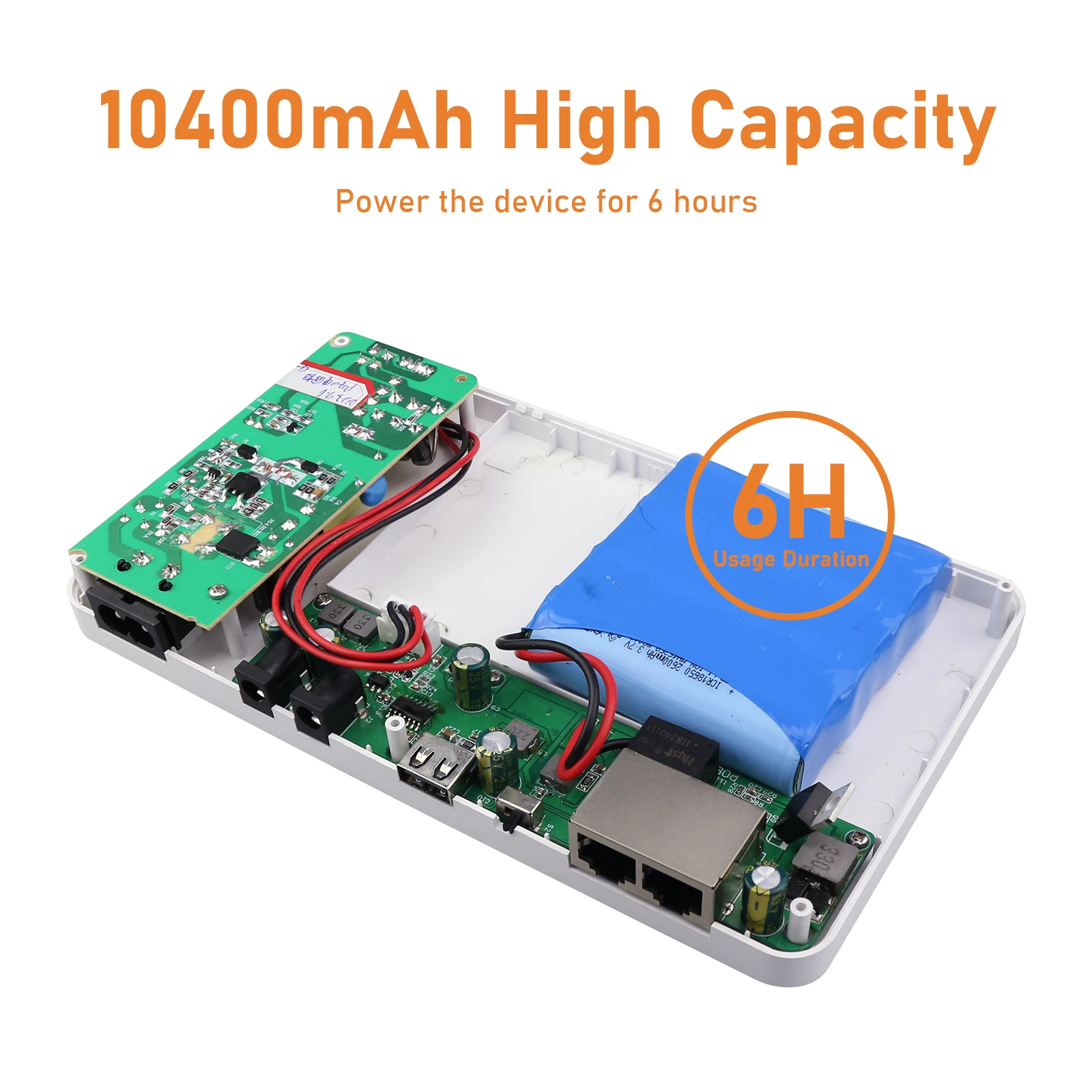 UPS POE 24V 12V 9V 5V POE DC USB multioutput mini ups for wifi router cctv camera ups POE