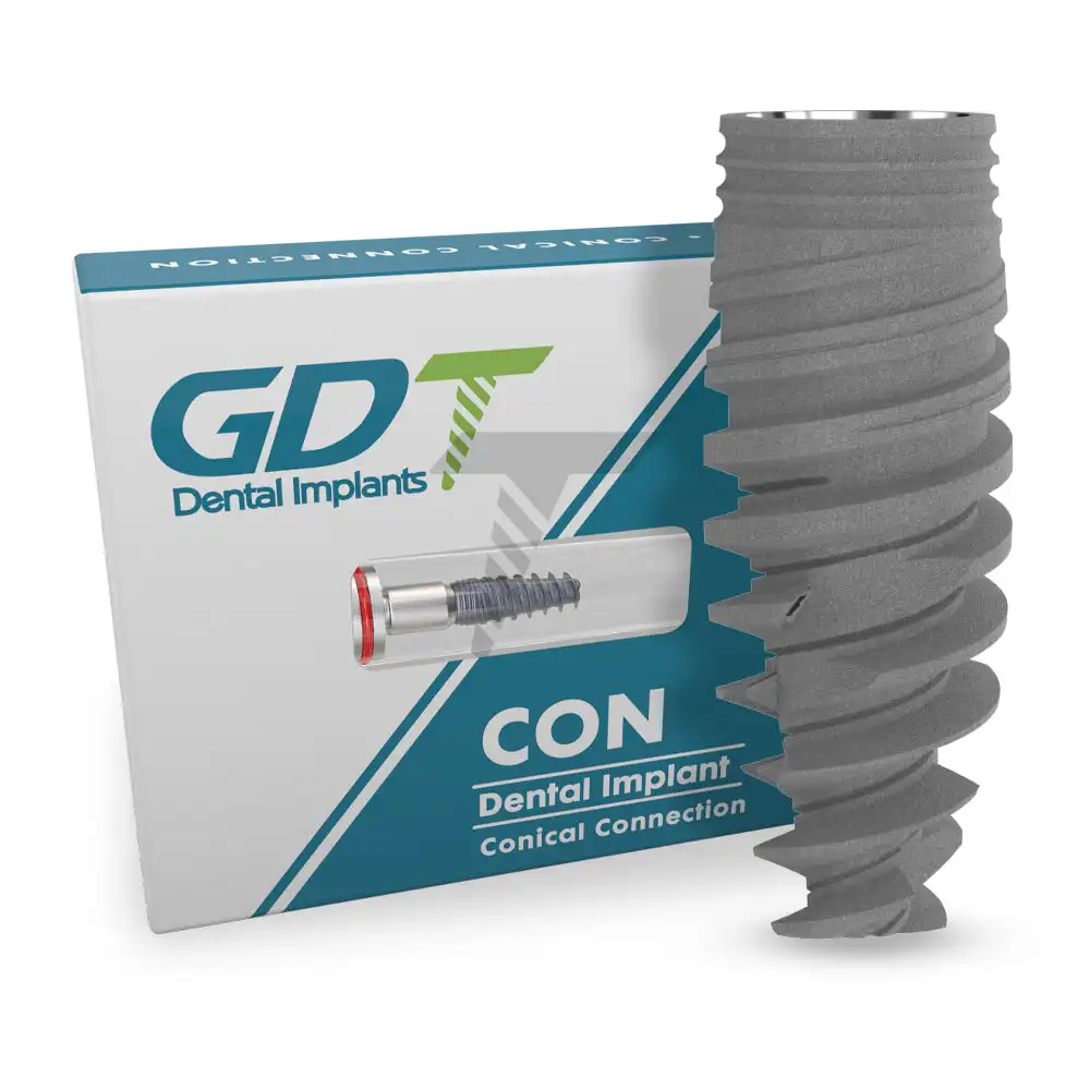 Conical Dental Graft & Straight Abutment RP, Connection: Conical Connection Hex 2.65mm