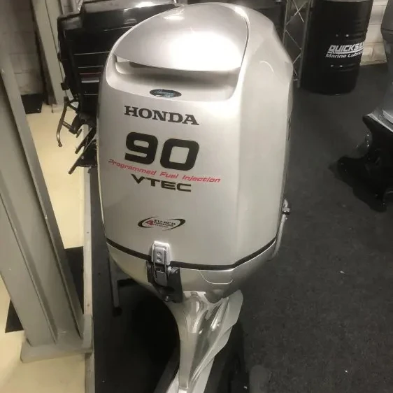 Дешевый Хороший 100% хороший подержанный BF 90D HP 4-тактный 20-вальный длинный подмоторный двигатель