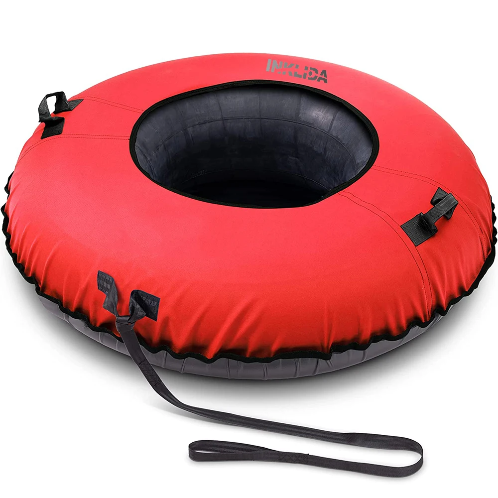 Wholesale Commercial Snow Tubes Outdoor Winter Inflatable Towable Sliding Custom  Snow Tube Tubing Slide Sledge For Sale