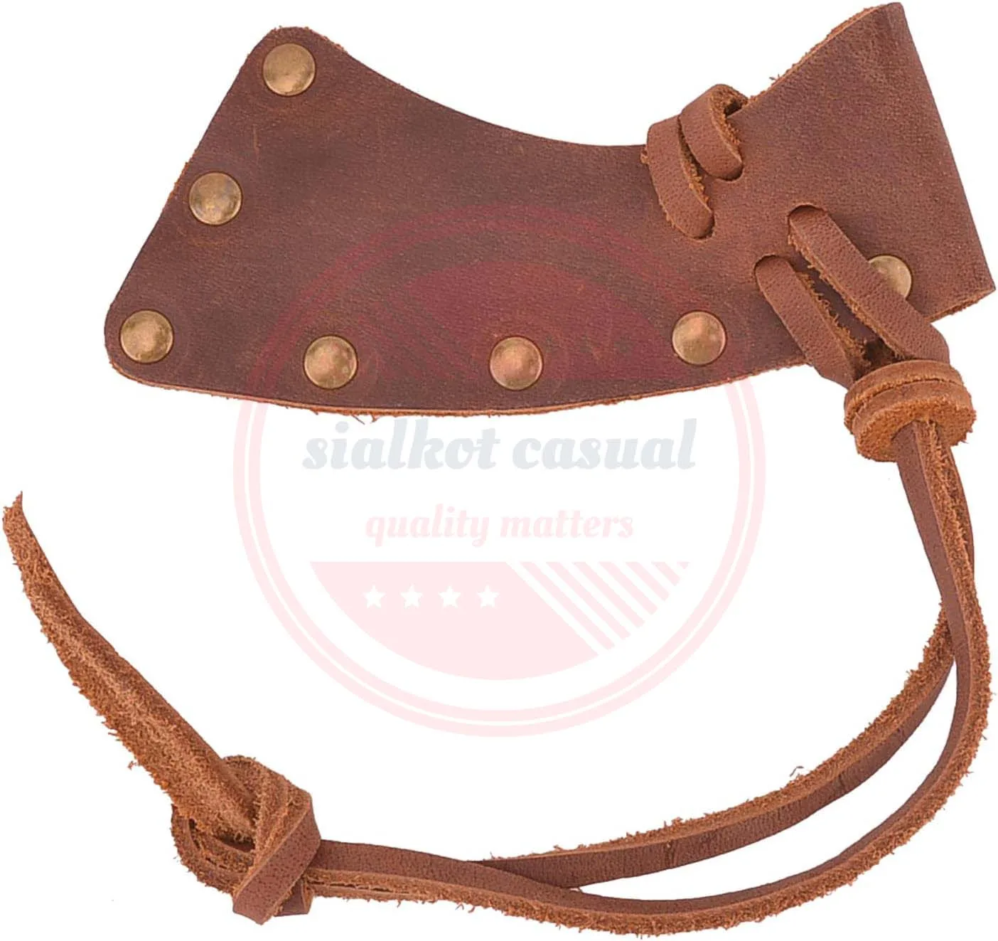 Leather Hatchet Sheath Axe Holster Axe Head Cover with Belt Axes Leather Protector Sheath