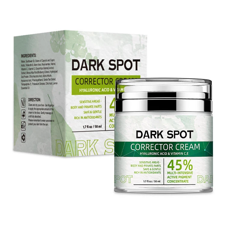 Private Label Face Black Freckle Skin  Acne Sun Spots Age Spots Pimples Fade Dark  spot radical corrector remover cream