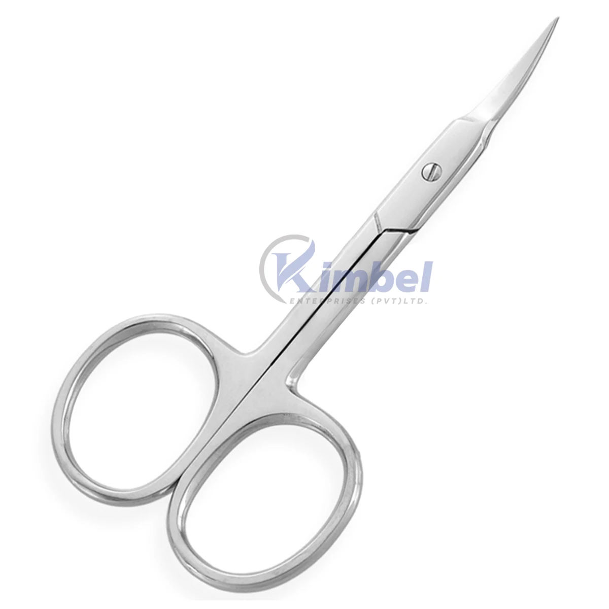 Manicure Safety Scissor With Round Tip Full Steel Baby Nail Scissor With PVC Pouch Professional Supplies