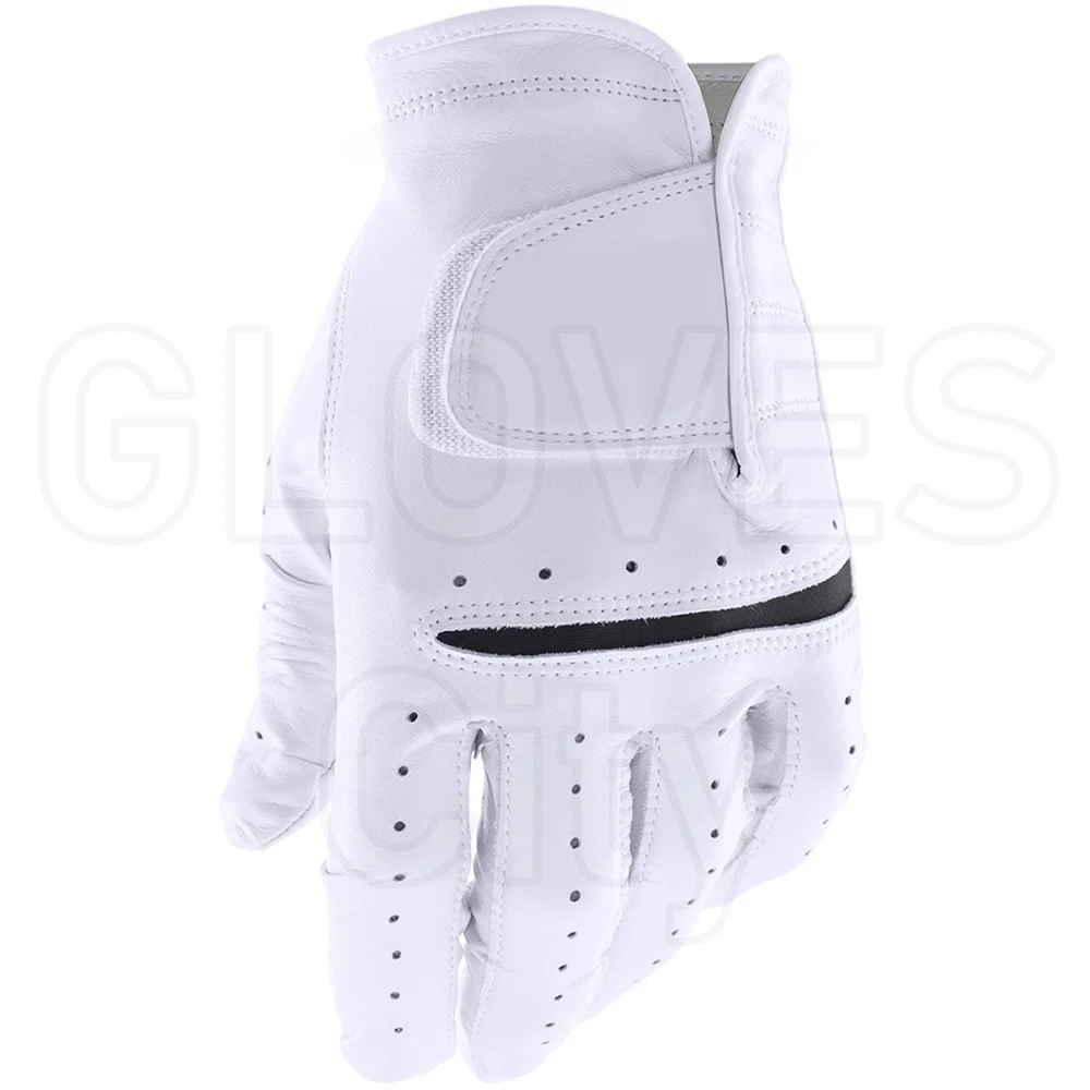 OEM customized Embroidery logo golf gloves High Quality Custom Cabretta Leather Golf Gloves