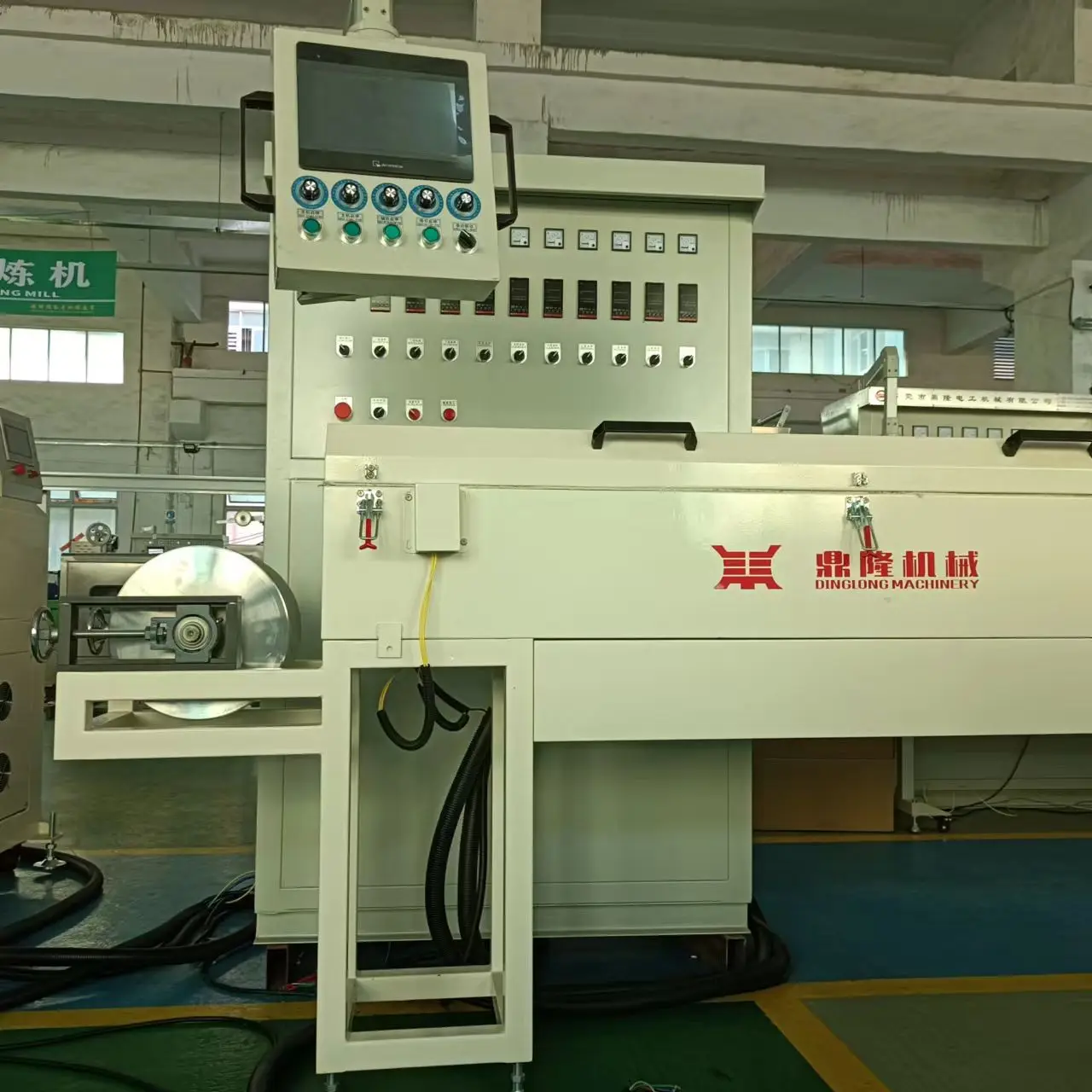 DL65 silicone hose extrusion line for extruding silicone (foam) hose/profile