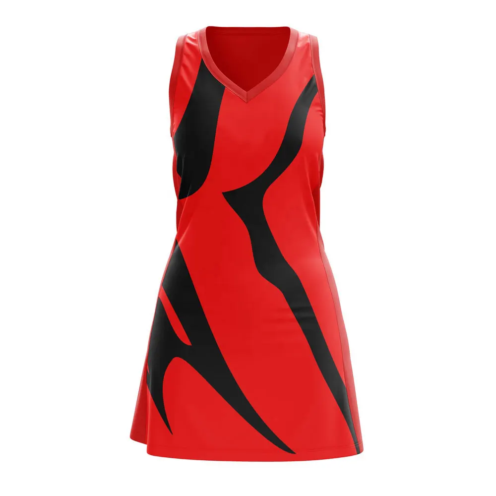 Custom Made Sublimated Netball Uniforms Dresses OEM Popular Girls Womens Netball Uniform For Women Best Selling Netball Uniform