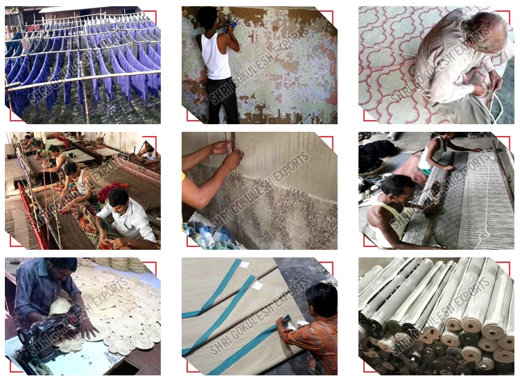 100% Handmade Woven Washable Cotton Printed Rugs Available in Different Shapes and Sizes from Indian Manufacturer