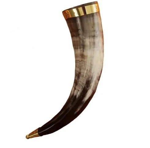 Authentic Handmade Drinking Horn Medieval Norse Mug For Vikings with Stand Hand Engraved Viking Drink Cup Food Safe Beer Horns
