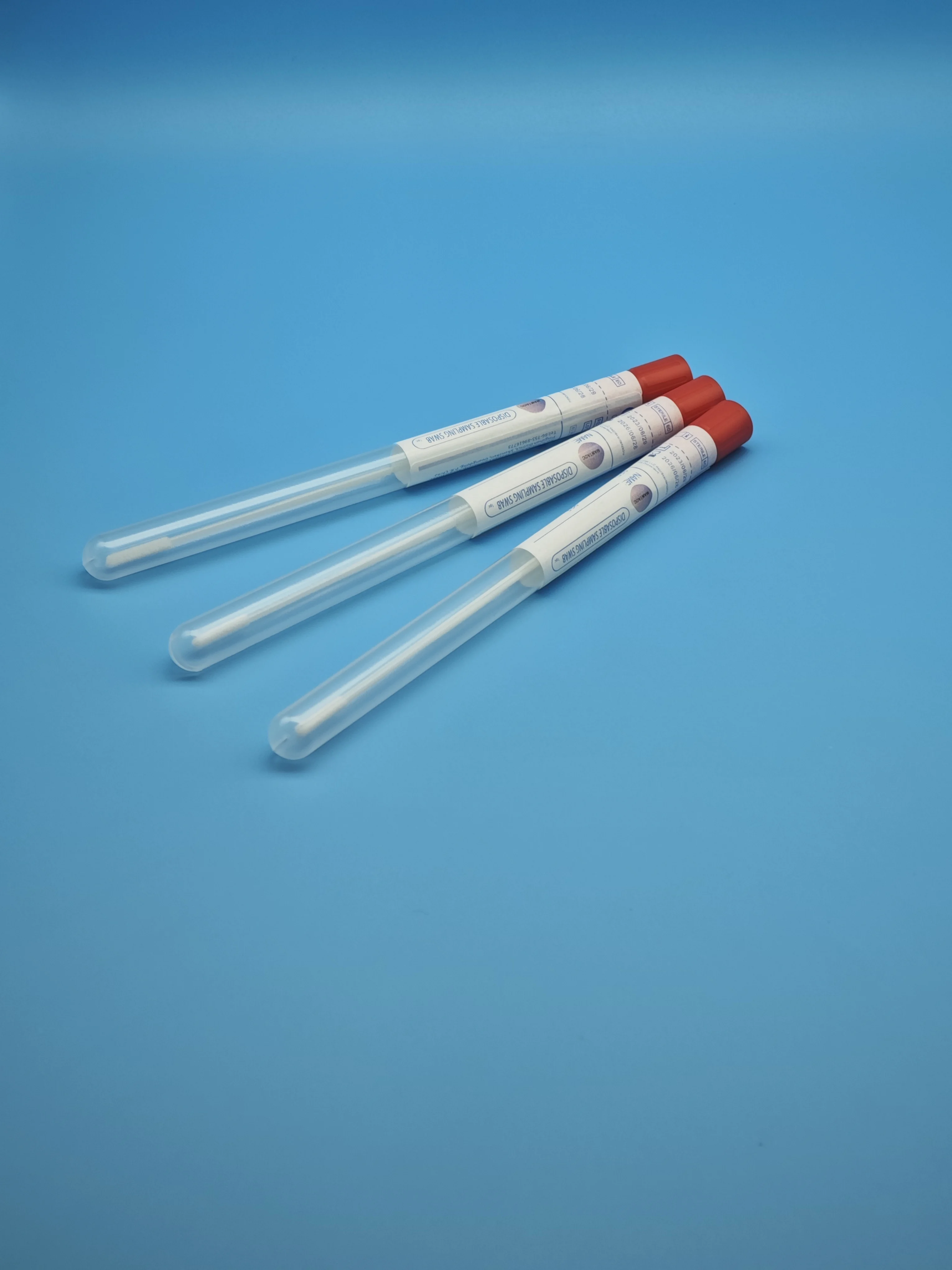 MANTACC Manufacture Oropharyngeal Sterile Nylon Flocked Oral Cavity Swab Sample Collection Flocked Swabs