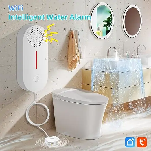 Smart equipment machine water leak sensor washingroom water leak detector