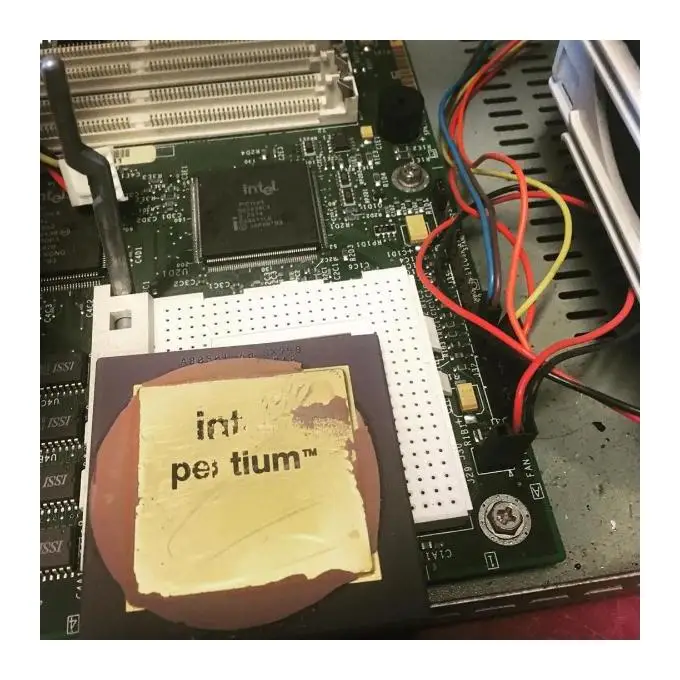 ЦП Золотые пальцы керамический процессор Intel Pentium Pro