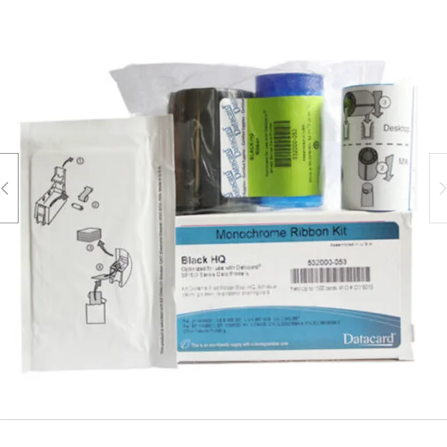 impresora Datacard 533000-053 monochrome black Ribbon For Datacard SD800 And CP40 ID card printers