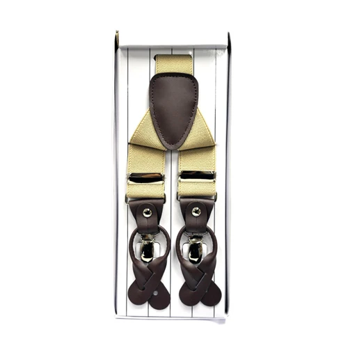 Good Quality OEM Custom Brand Stylish Fashion Accessories S-4 2 in 1 Suspender/ Braces Suit for Men for Genuine Buyers