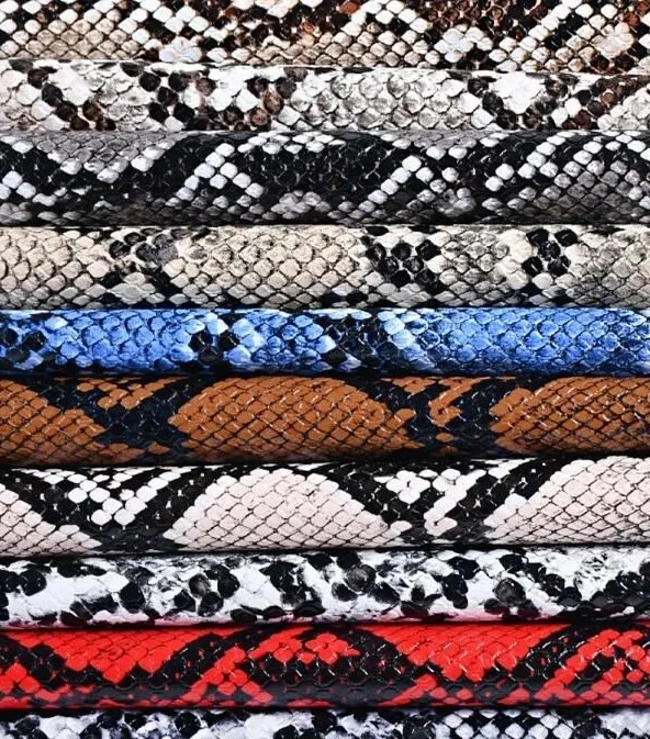 Python Snakes Skin Leather Made in the USA. For Export Sale