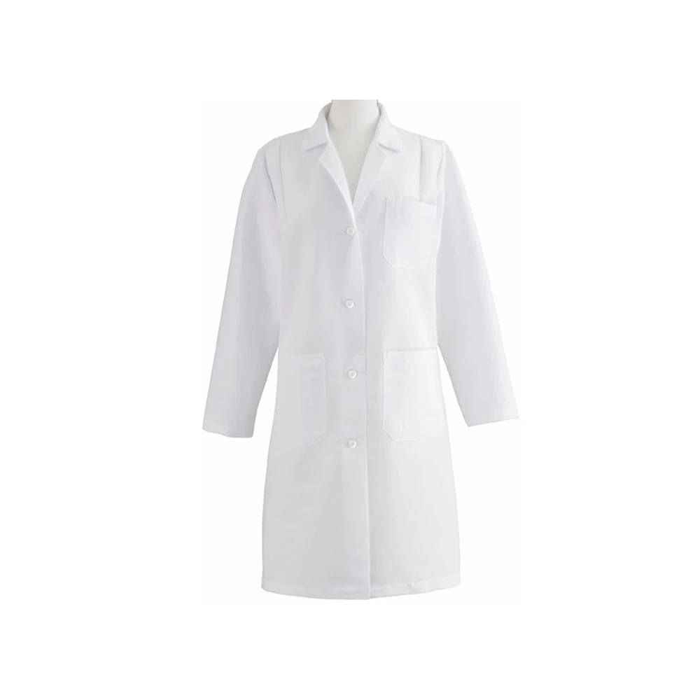 High Quality Lab Coats Breathable quick dry For Men And Women White Hospital Lab Coat Poly Cotton or 100% Cotton Custom Packing