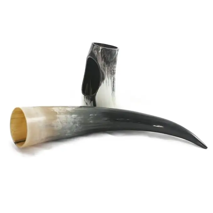 Modern quality  drinking horn  Polished with horn Stand weer wine drink Perfect for Reenactment by hs husnain crafts from india