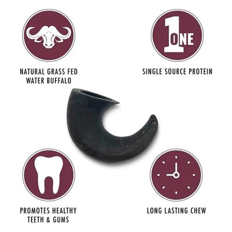 Global Exporter Widely Selling Optimum Quality Natural Small Size Water Buffalo Horn Dog Chew Long-Lasting for Dogs at Low Price