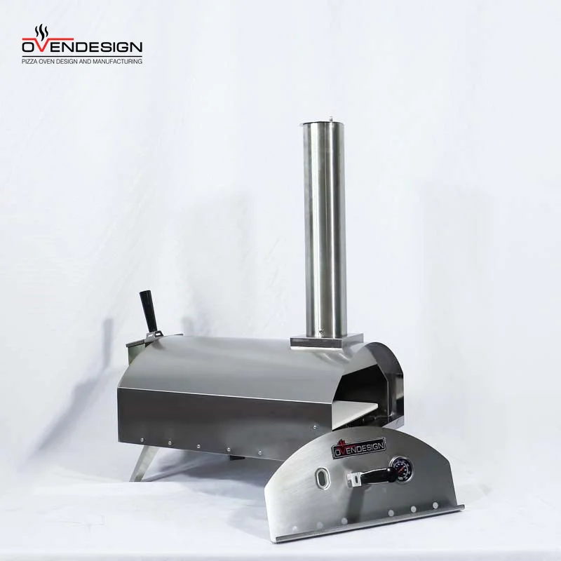 The Industry China Wholesale 13 Inch Pizza Charcoal Oven Stainless steel Wood Fire Baking Pizza Oven With Accessories