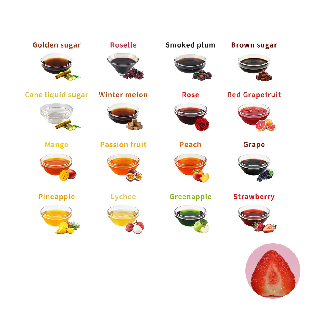 Лидер продаж 2023 клубничный сироп с сладким и успокаивающим подходит для приготовления медового сиропа клубничным молоком