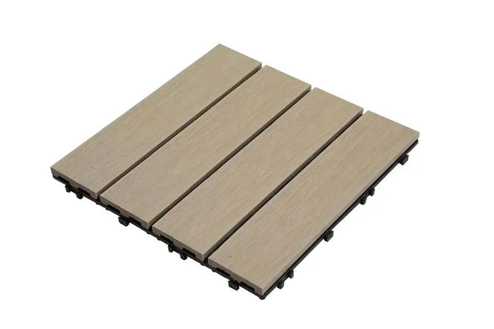 Courtyard 12 inch Composite Interlocking Deck Tile manufacture