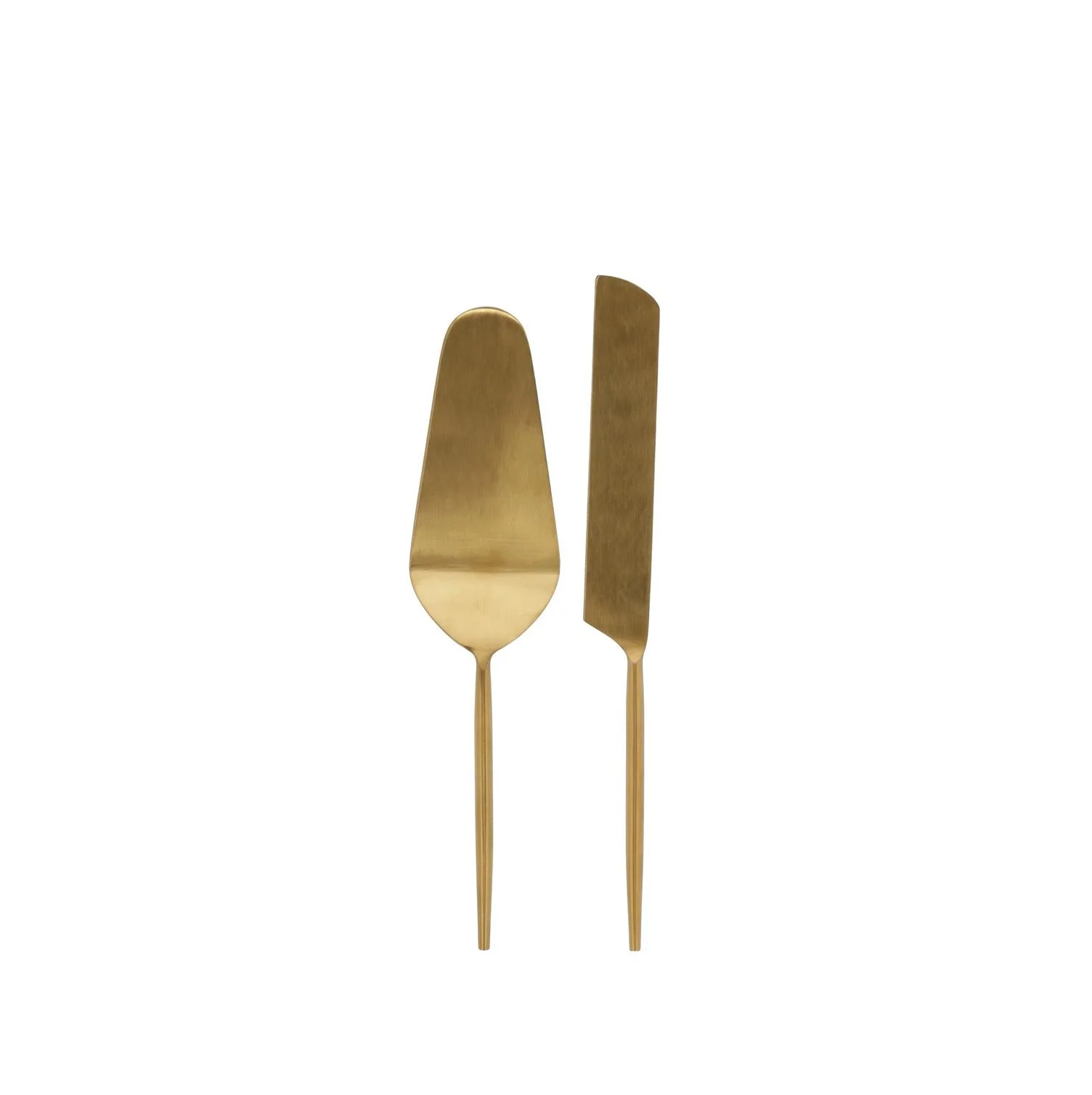 Wholesale supplier handmade top Quality brass salad server For Home And Restaurant Flatware Modern Serving salad server