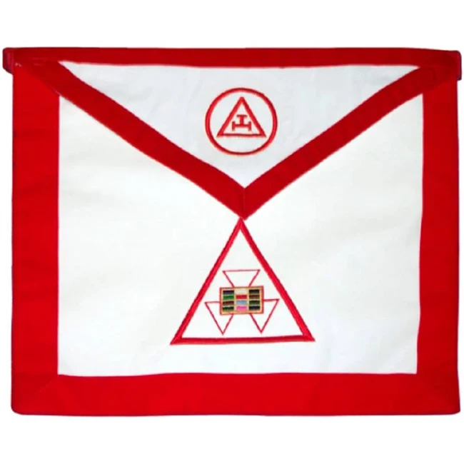 Masonic Royal Arch Mason Member Apron  |silk Blue Lodge Chain Collar Master Mason Apron Square Compass |