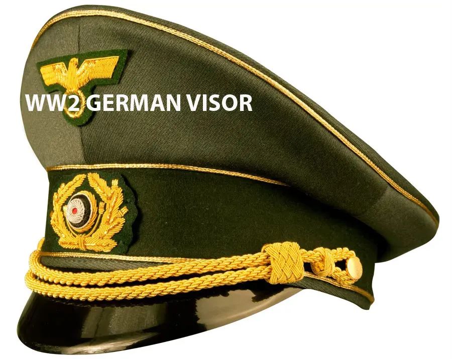 WW2 WWII GERMAN OFFICER M43 SKI HAT BY EREL SS OAKLEAF CAMO HAT SS OKALEAF CAMO HAT SS VT HELMET DECALS General Visor