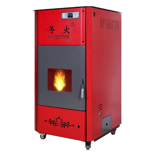 Automatic feeding wood pellet stove with large heat output and temperature control function