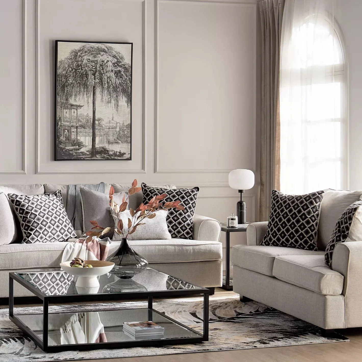 Modern Minimalist European Industrial Long Narrow Coffee Table Sample Cheap Square 1 Set Coffee Table With Marble Top