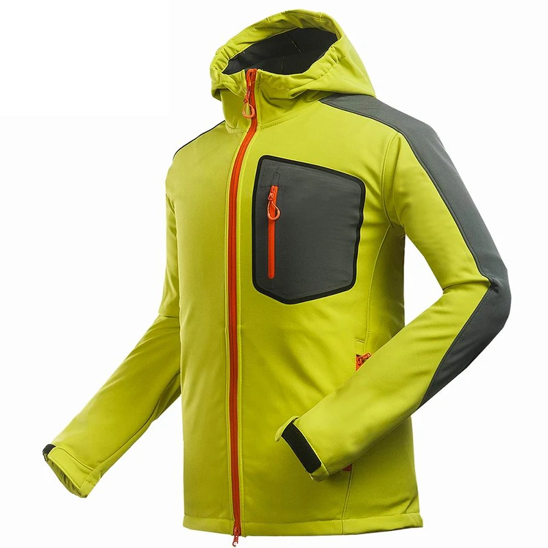 Men Winter Autumn Fleece Soft shell Jacket Camping Sports Coat Outdoor Ski Waterproof Waterproof Climbing Hiking Jacket