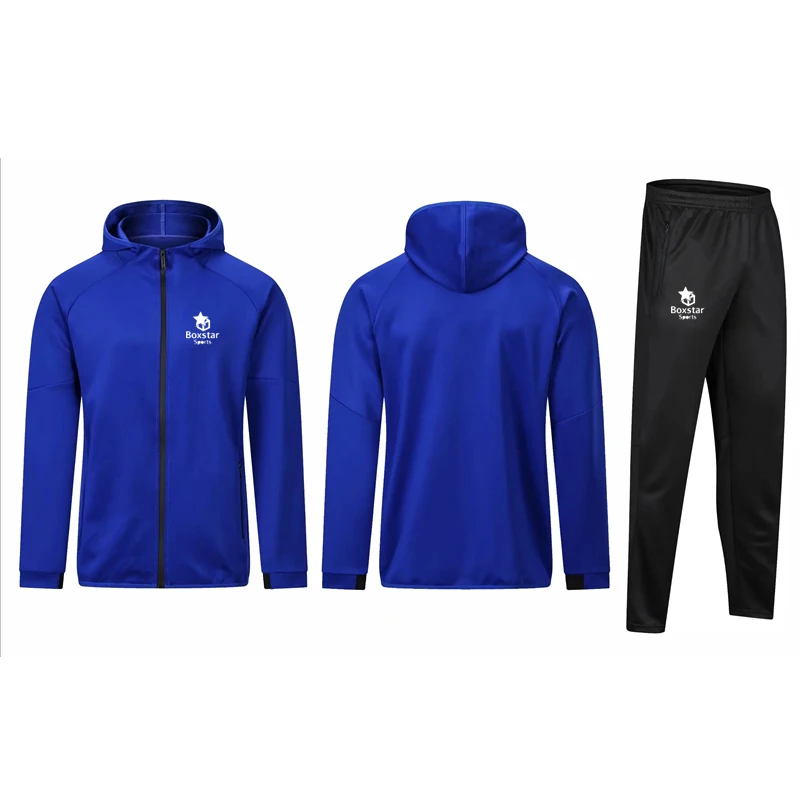 Sports Running Casual Long-sleeved Zipper Plus Size Jogging Suit Home Wear Coveralls Jumpsuit Men Hoodie Sets Sweatsuit