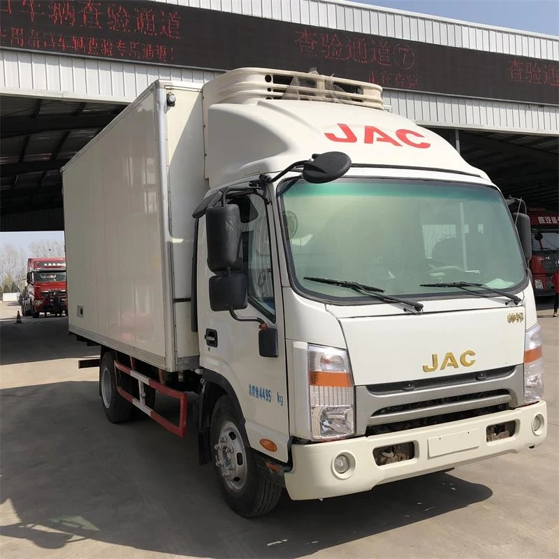 Hot Selling Chinese Euro4 4x2 3 5ton  Used  Refrigerated Truck for sale