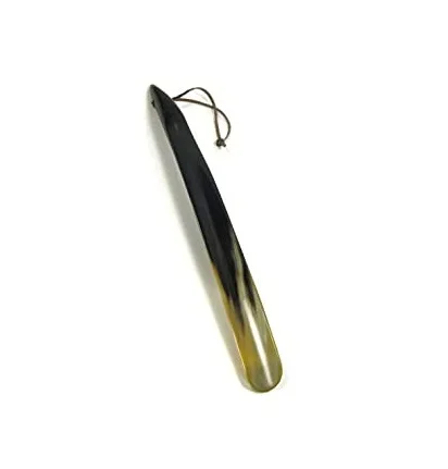 Eco Friendly Natural Ox Cow Shoe horn high quality handmade product customize size buffalo horn shoe horn for hottest sale