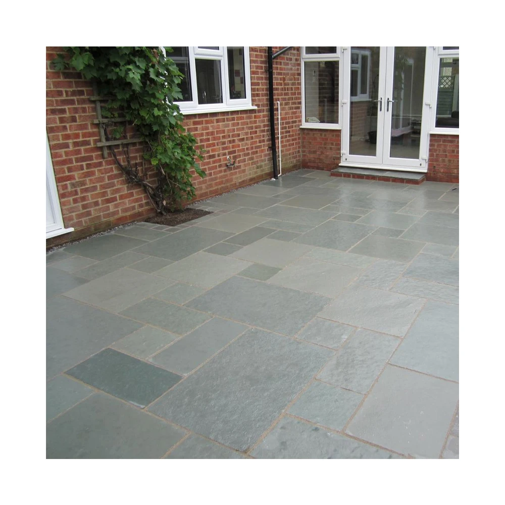 Latest Collection Best  Quality Tandur Grey Limestone Patio Tile Riven & Tumbled Surface Polished & Honed