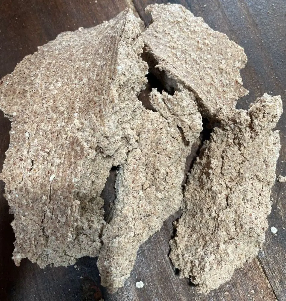 Manufacturing a Best Quality Copra Cake from South India Which is Made from the White Part of the Coconut which is Dried