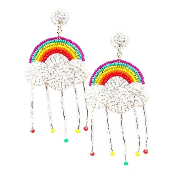 Wholesale Supplier Embroidery Earrings Handmade Manufacturer Fashion Jewelry Embroidery Earring High Quality for hottest selling