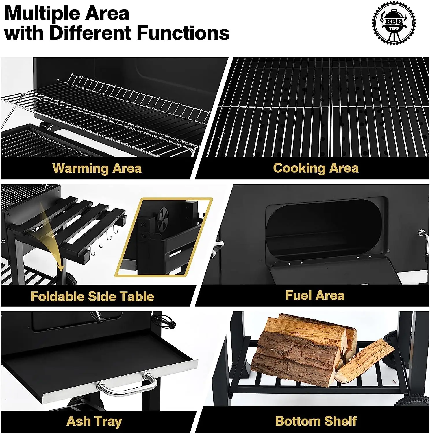 Factory Price Steel Barbecue Grills Trolley BBQ Charcoal Grill Patio bbq grill