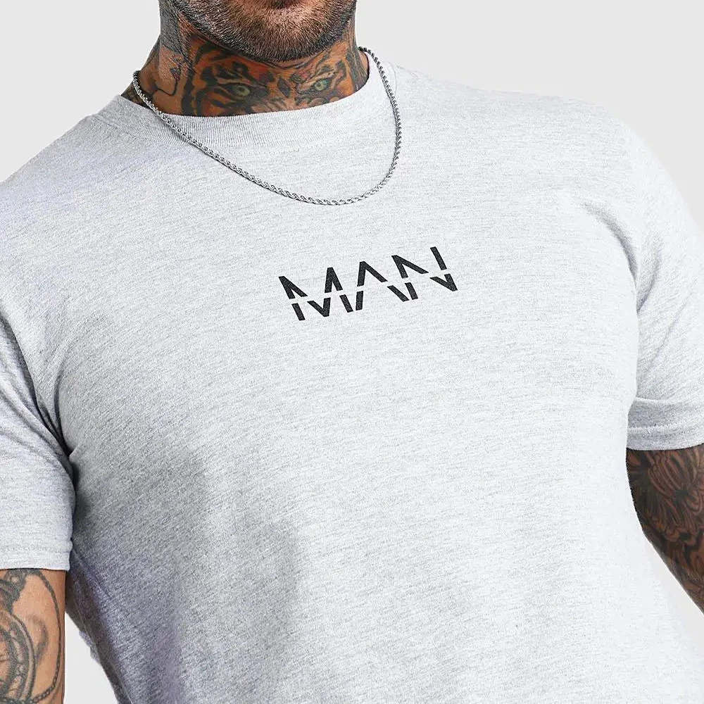 Latest Men White Oversized Basic Casual T Shirt With Short Sleeves 280 gsm cotton embroidery oversized tshirt