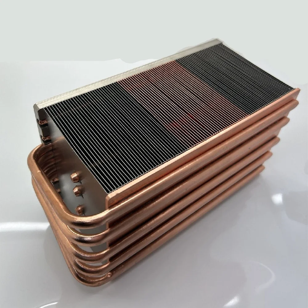 Custom Aluminum Cooling Heat Sink, Heat Pipe Heat Sink