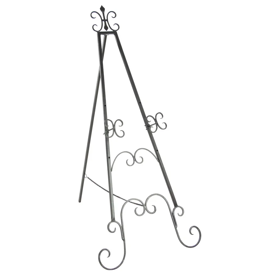 Metal Easel For Artist Artworks Presentation Displaying New Products Hot Sale Metal Art Display Painting Easel Stand Floor Decor